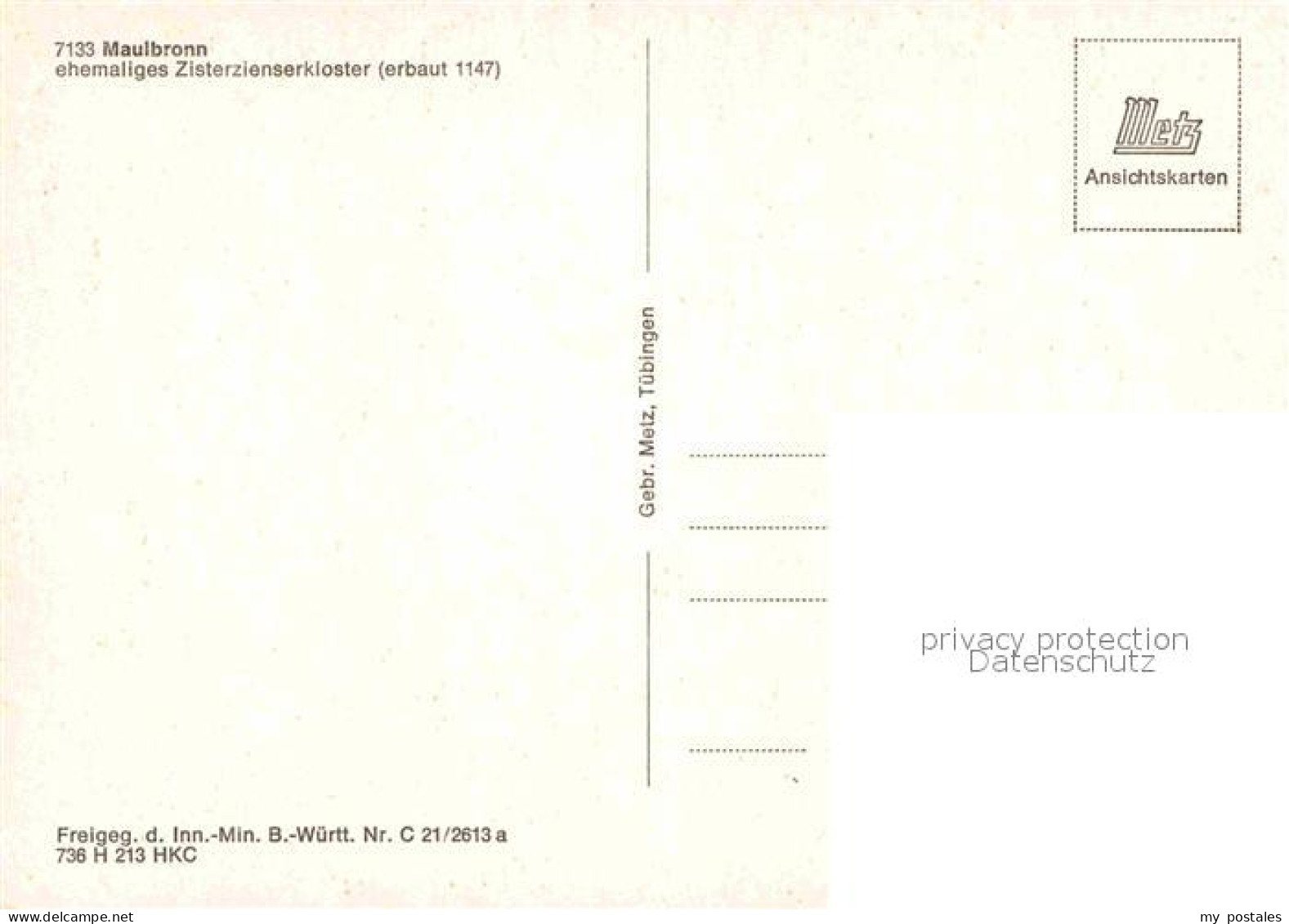 72781988 Maulbronn Ehem Zisterzienserkloster Fliegeraufnahme Maulbronn - Autres & Non Classés