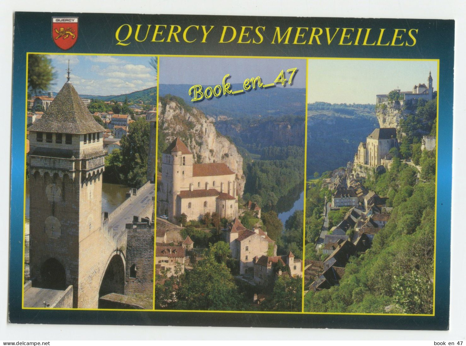 {92067} 46 Lot Quercy Des Merveilles , Multivues ; Saint Cirq Lapopie , Cahors , Rocamadour - Altri & Non Classificati