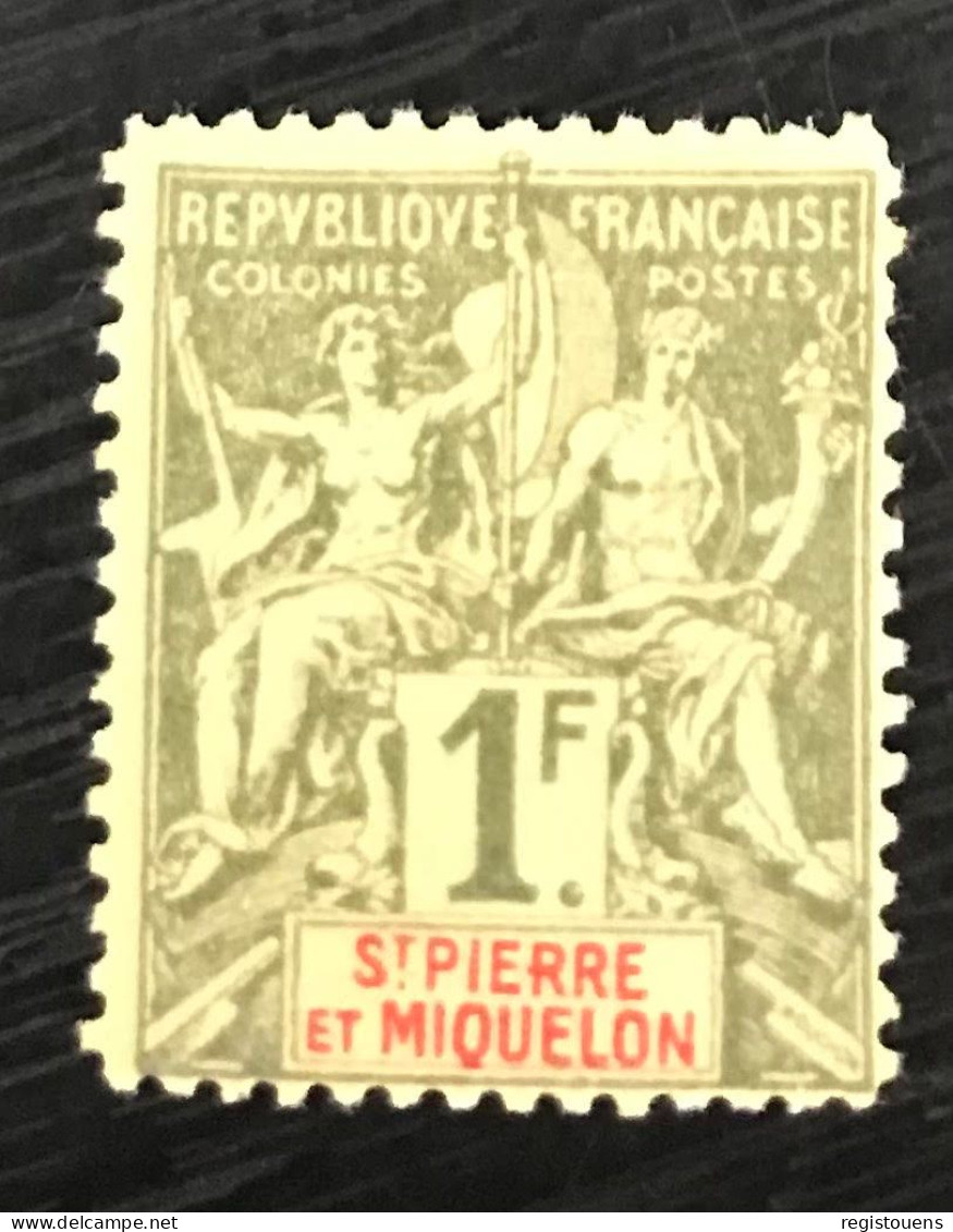 Timbre Neuf** Saint Pierre Et Miquelon 1892 Yt N° 71 - Ungebraucht