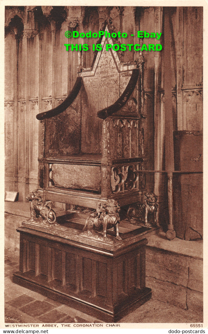 R359429 Westminster Abbey. The Coronation Chair. Photochrom - Monde