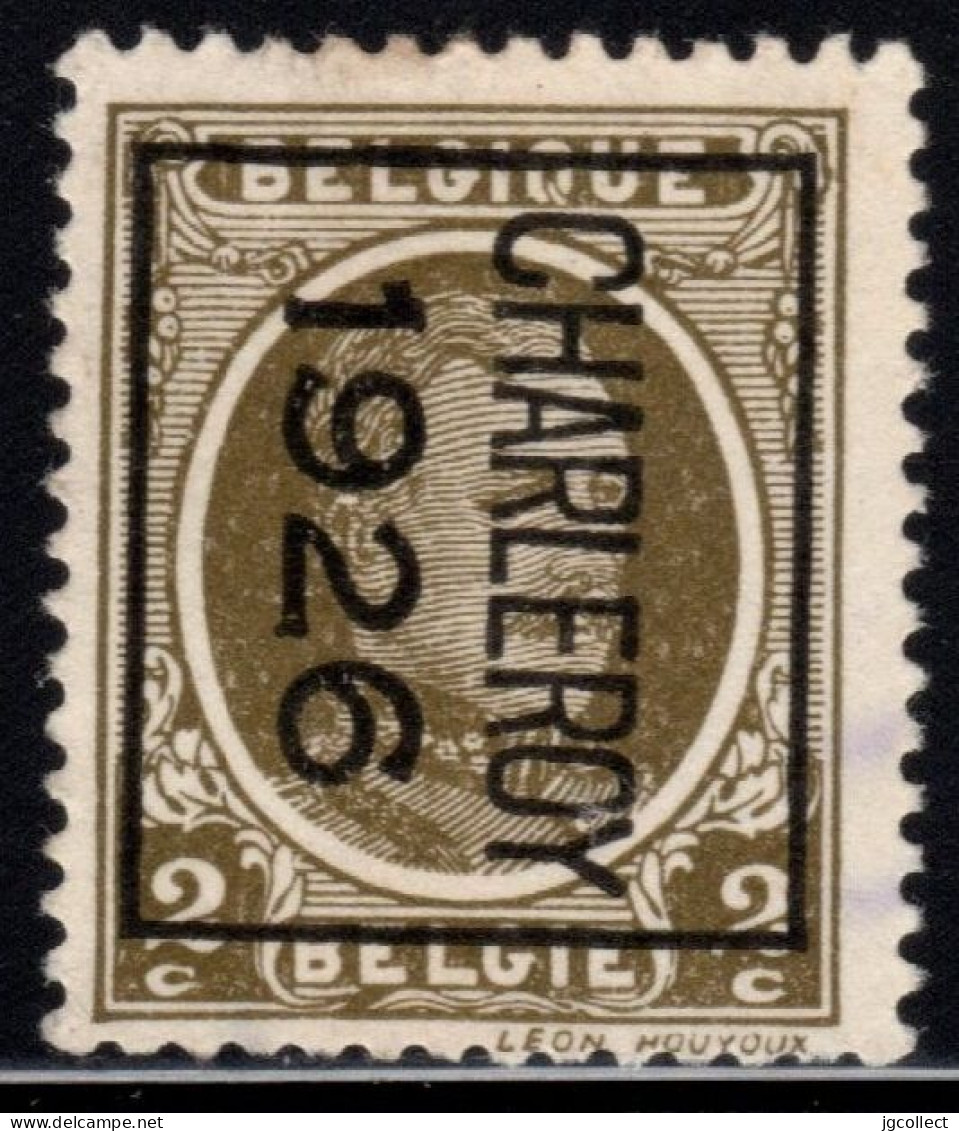 Typo 134 B (CHARLEROY 1926) - O/used - Typo Precancels 1922-31 (Houyoux)