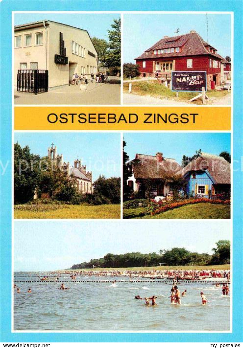 72781918 Zingst Ostseebad FDGB Urlauberrestaurant Nordlicht Kurhaus Kirche Katen - Zingst