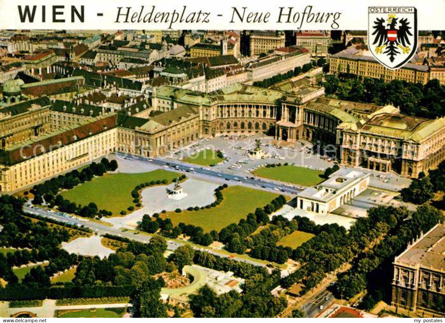 72781887 Wien Heldenplatz Neue Hofburg Fliegeraufnahme  - Altri & Non Classificati