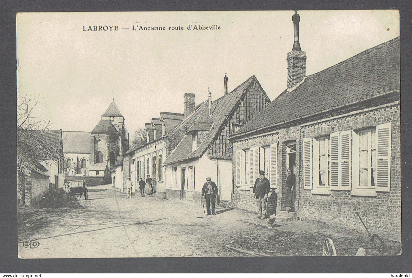 CPA 62 - LABROYE - L'ANCIENNE ROUTE D'ABBEVILLE - Other & Unclassified