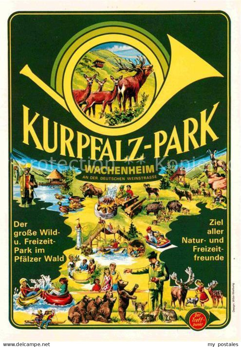 72781810 Wachenheim Weinstrasse Kurpfalz Park Wild Und Freizeitpark Im Pfaelzer  - Andere & Zonder Classificatie