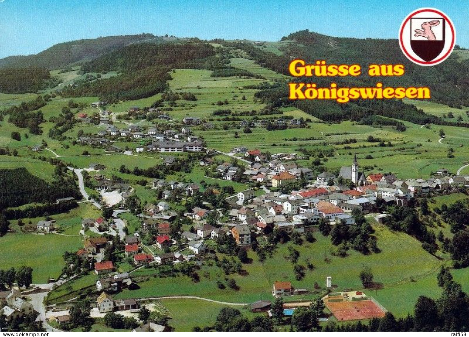 1 AK Österreich / Oberösterreich * Blick Auf Königswiesen - Diese Marktgemeinde Liegt Im Mühlviertel * - Sonstige & Ohne Zuordnung