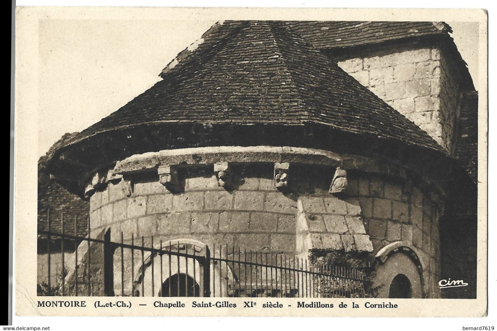 41 Montoire Sur Le Loir - Chapelle Saint Gilles - Modillons De Lacorniche - Montoire-sur-le-Loir