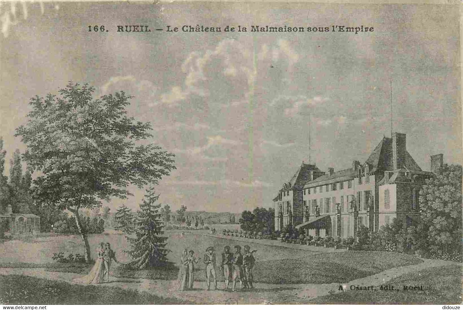 92 - Rueil Malmaison - Le Château Sous L'Empire - Art Dessin - CPA - Voir Scans Recto-Verso - Rueil Malmaison