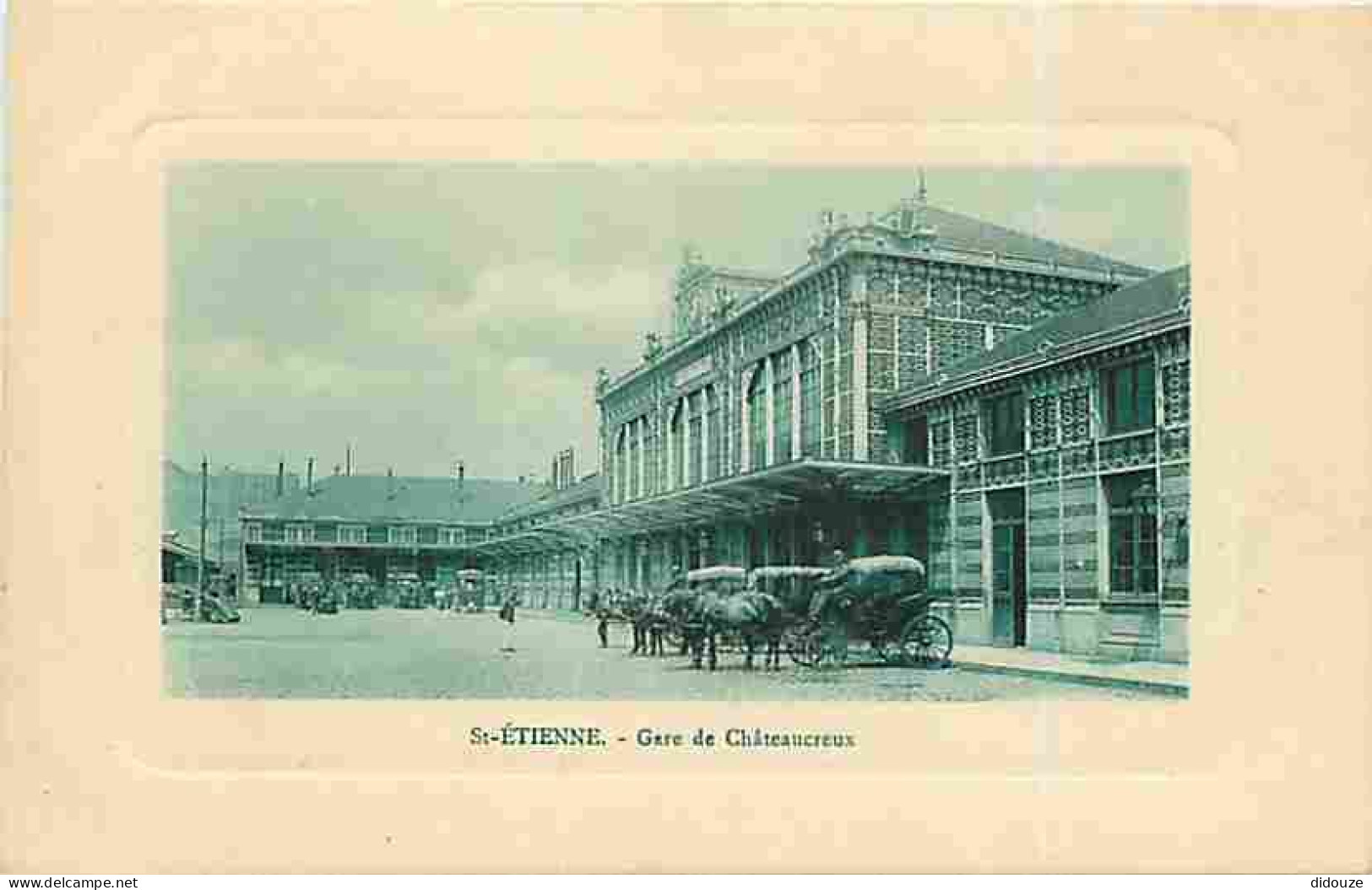 42 - St Etienne - Gare De Chateaucreux - Animée - CPA - Voir Scans Recto-Verso - Saint Etienne