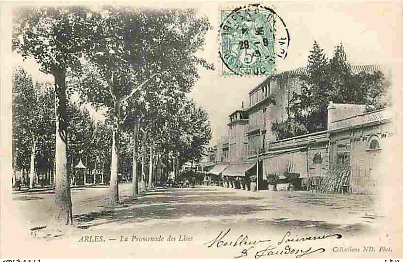 13 - Arles - La Promenade Des Lices - Animée - CPA - Voir Scans Recto-Verso - Arles