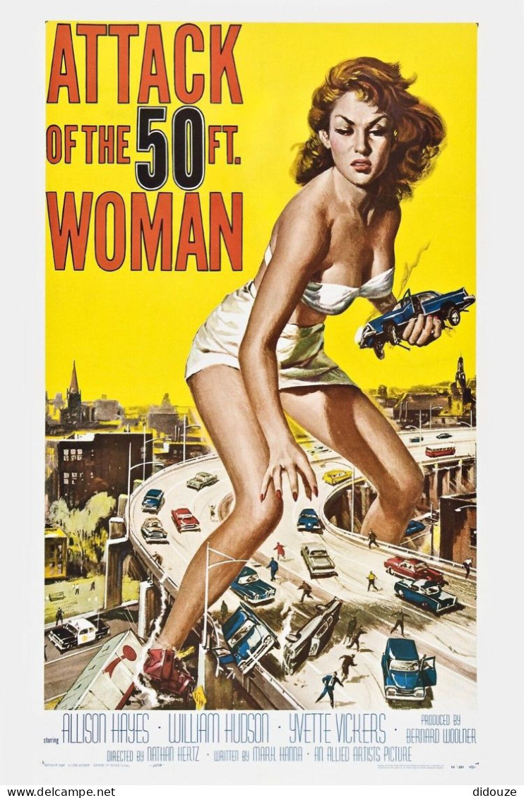 Cinema - Attack Of The 50 Ft Woman - Allison Hayes - Affiche De Film - Carte Neuve - CPM - Voir Scans Recto-Verso - Affiches Sur Carte