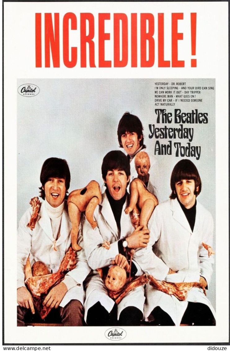 Musique - The Beatles - Reproduction D'Affiche - Poupées - CPM - Carte Neuve - Voir Scans Recto-Verso - Musik Und Musikanten