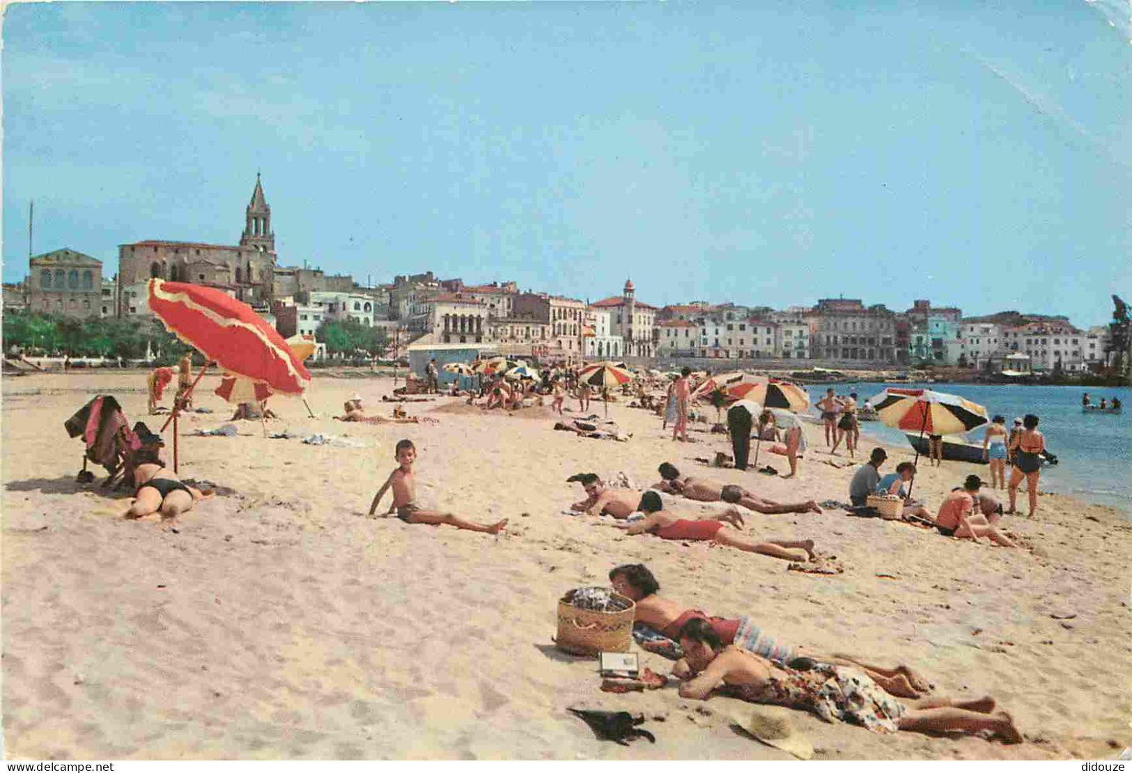 Espagne - Espana - Cataluna - Costa Brava - Palamos - Playa - Plage - Femme En Maillot De Bain - CPM - Voir Scans Recto- - Gerona