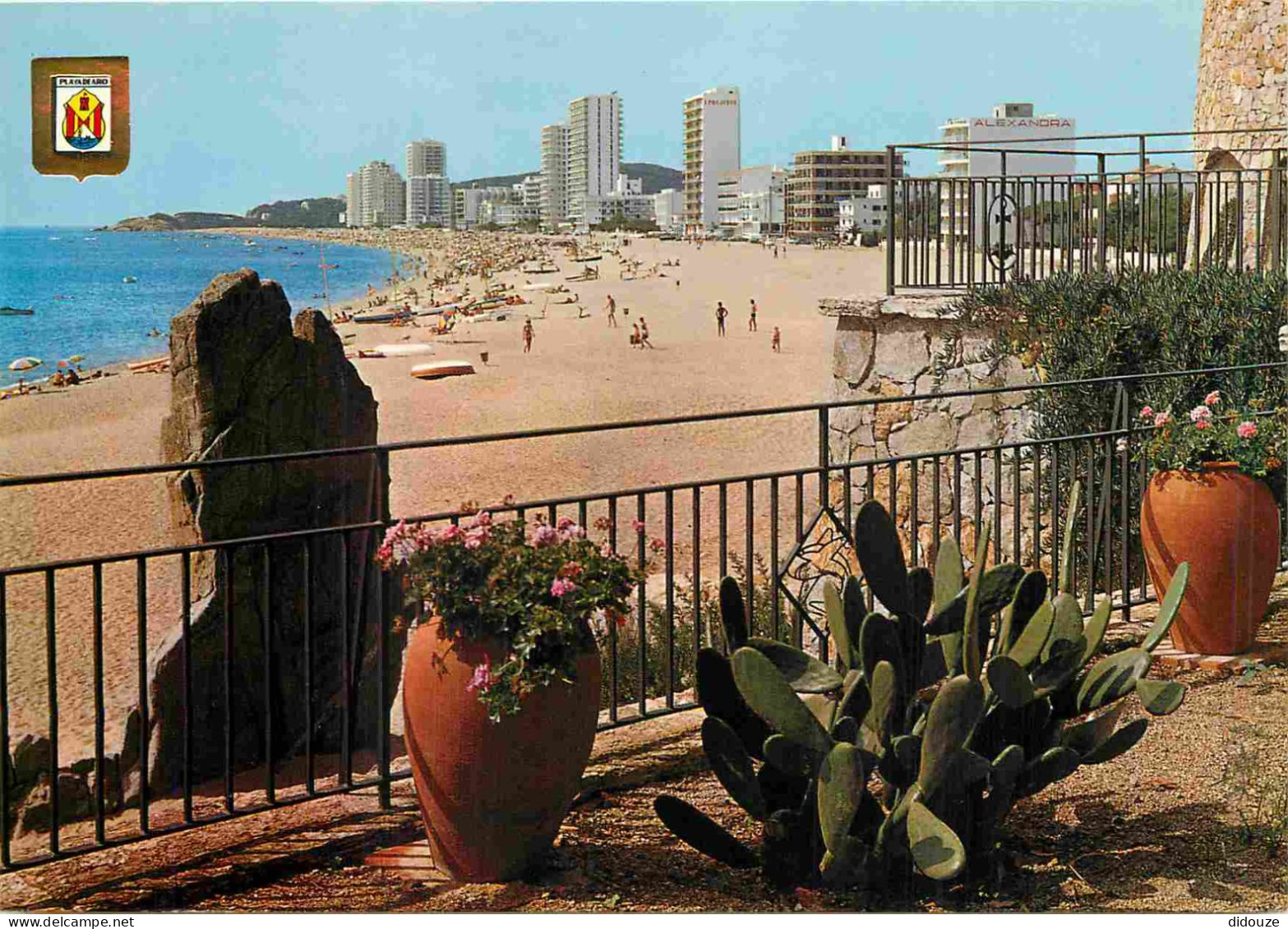 Espagne - Espana - Cataluna - Costa Brava - Playa De Aro - Caball Bernat Y Detalle De La Playa - Immeubles - Architectur - Gerona