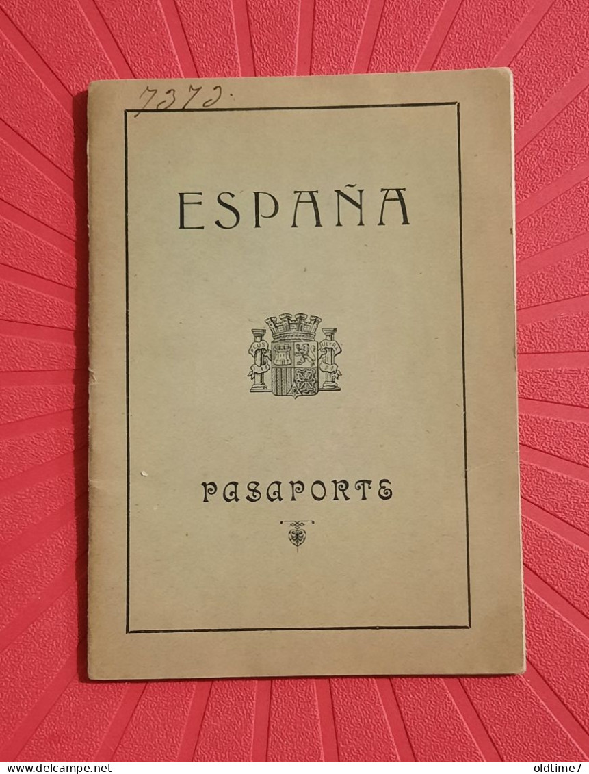 Spain Republic Pasaporte 1934 Passport, Passeport, Reisepass Antonio Maura - Historical Documents