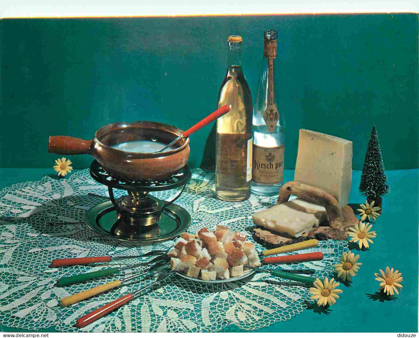 Recettes De Cuisine - Fondue - Gastronomie - CPM - Carte Neuve - Voir Scans Recto-Verso - Recetas De Cocina