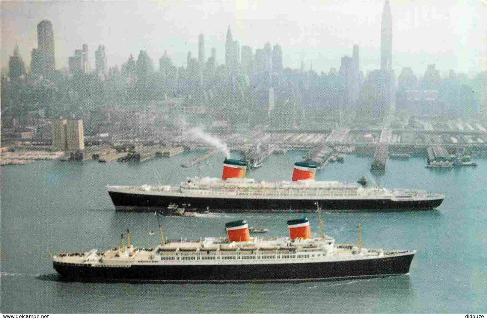 Bateaux - Paquebots - SS United States - SS America - CPM Format CPA - Voir Scans Recto-Verso - Piroscafi