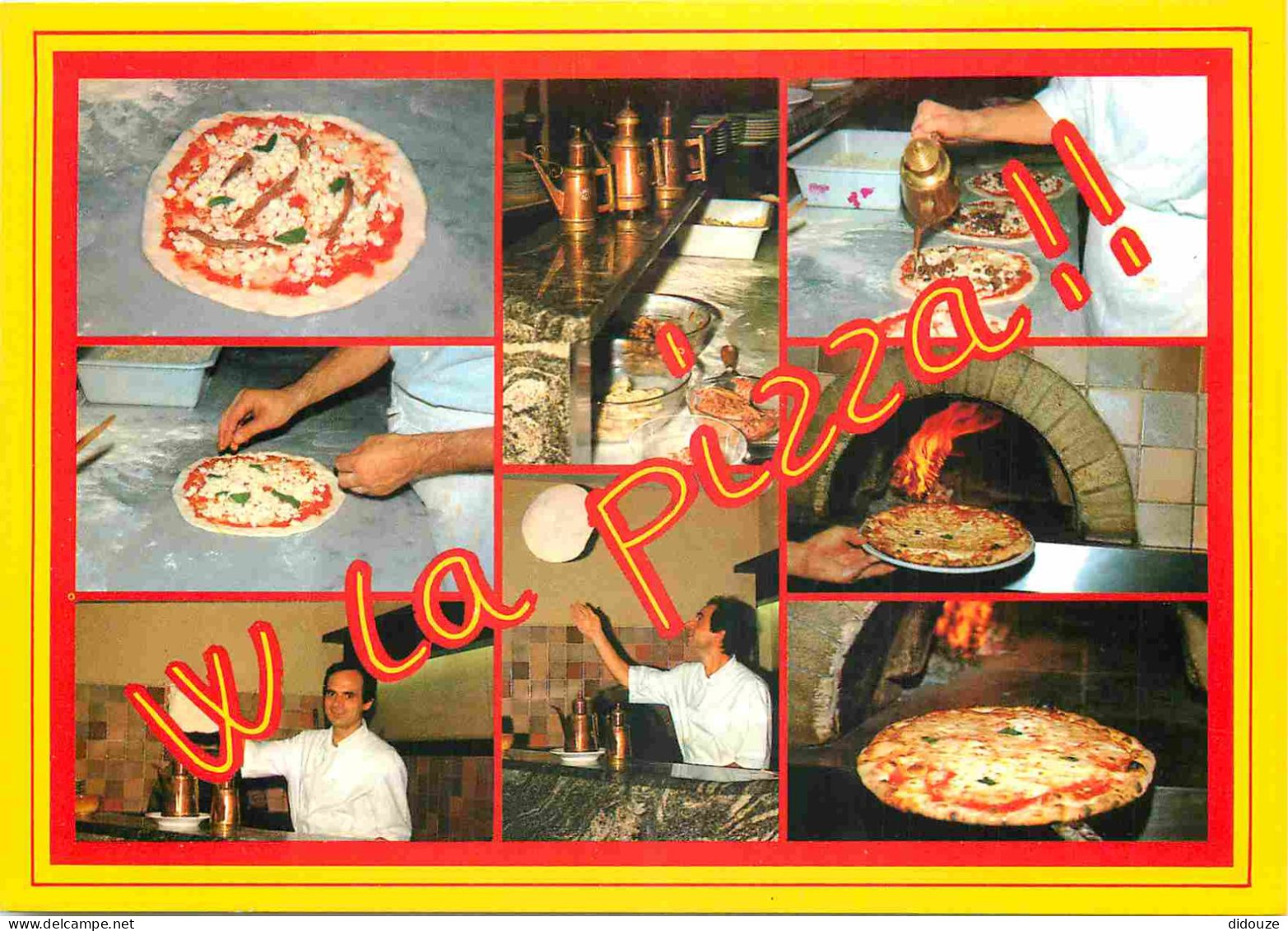 Recettes De Cuisine - Pizza - Gastronomie - CPM - Carte Neuve - Voir Scans Recto-Verso - Recetas De Cocina