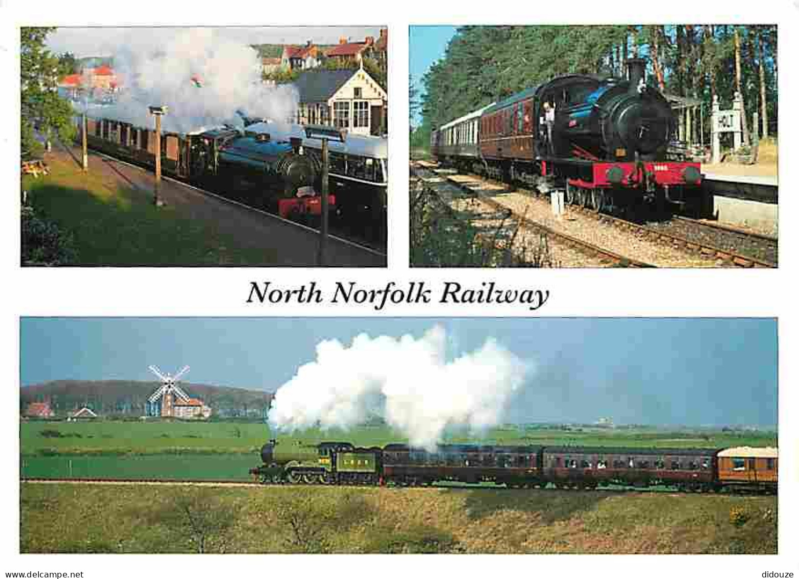 Trains - Royaume Uni - North Norfolk Railway - Multivues - CPM - UK - Voir Scans Recto-Verso - Trains