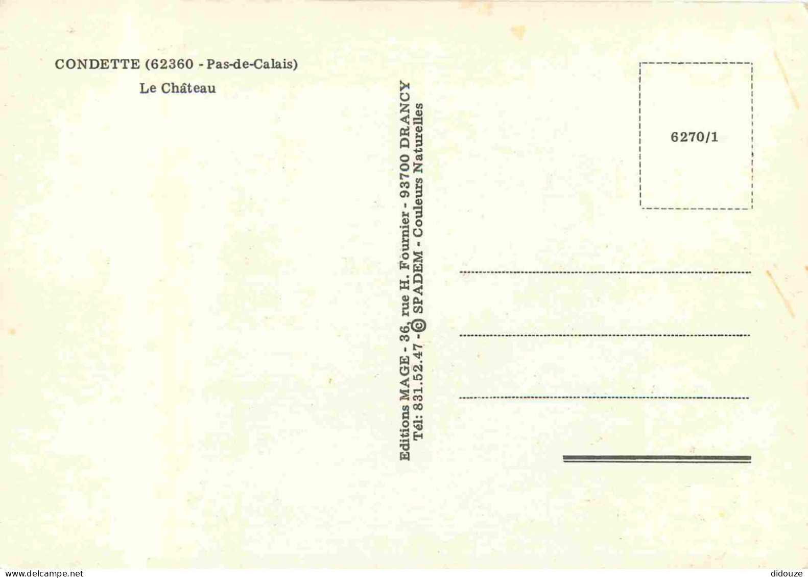 62 - Condette - Château D'Hardelot - CPM - Voir Scans Recto-Verso - Other & Unclassified