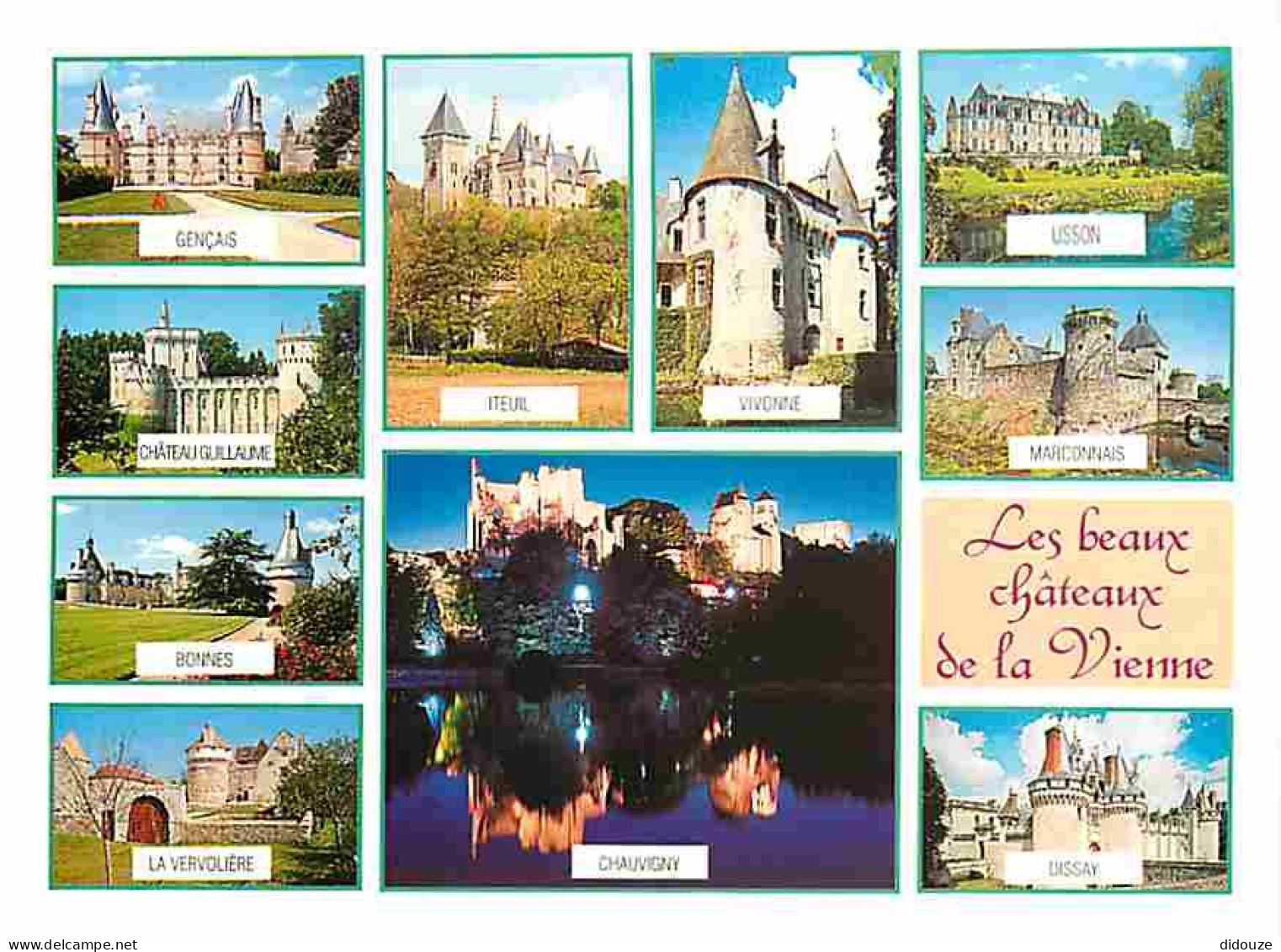 86 - Vienne - Chateaux De La Vienne - Multivues - CPM - Voir Scans Recto-Verso - Autres & Non Classés