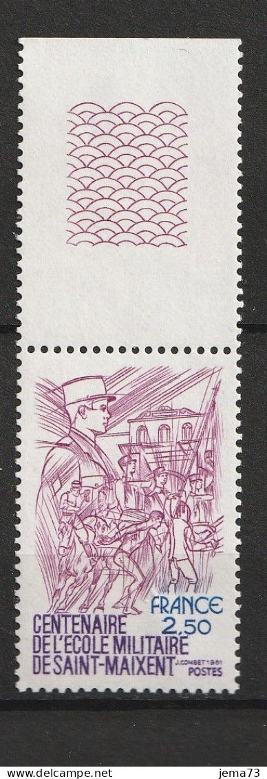 N° 2140 Centenaire De L'Ecole Militaire De Saint-Maixent Beau Timbre Neuf  Impeccable - Unused Stamps