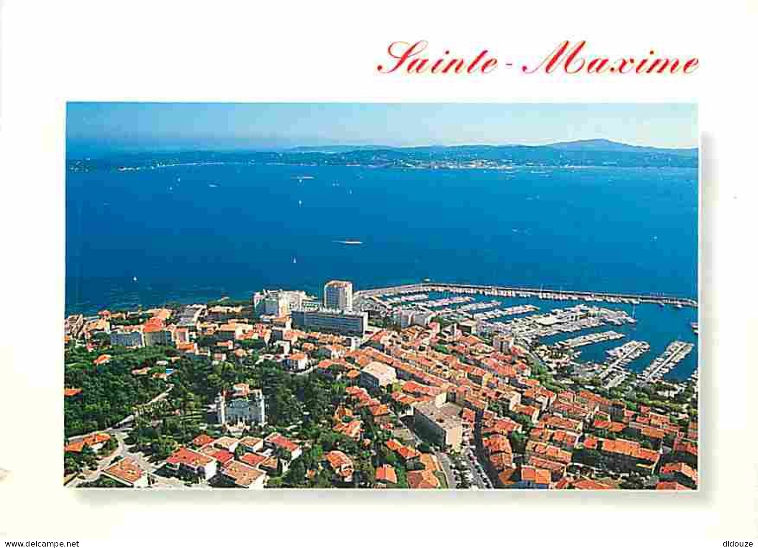 83 - Sainte Maxime - Vue Générale Aérienne - Au Fond Saint Tropez - CPM - Voir Scans Recto-Verso - Sainte-Maxime