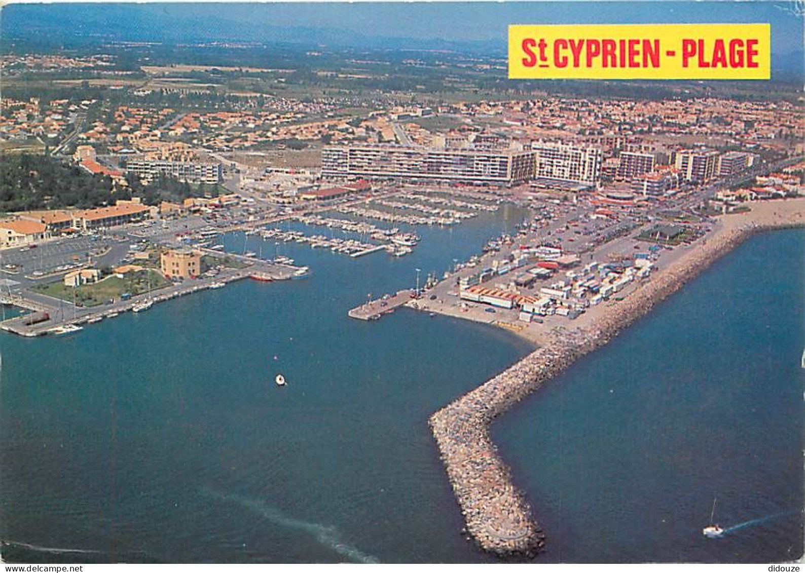 66 - Saint Cyprien - Vue Générale Aérienne - Le Port - CPM - Voir Scans Recto-Verso - Saint Cyprien