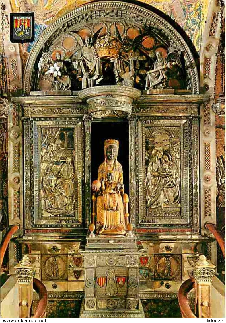 Art - Art Religieux - Montserrat - La Sainte Image - CPM - Voir Scans Recto-Verso - Tableaux, Vitraux Et Statues