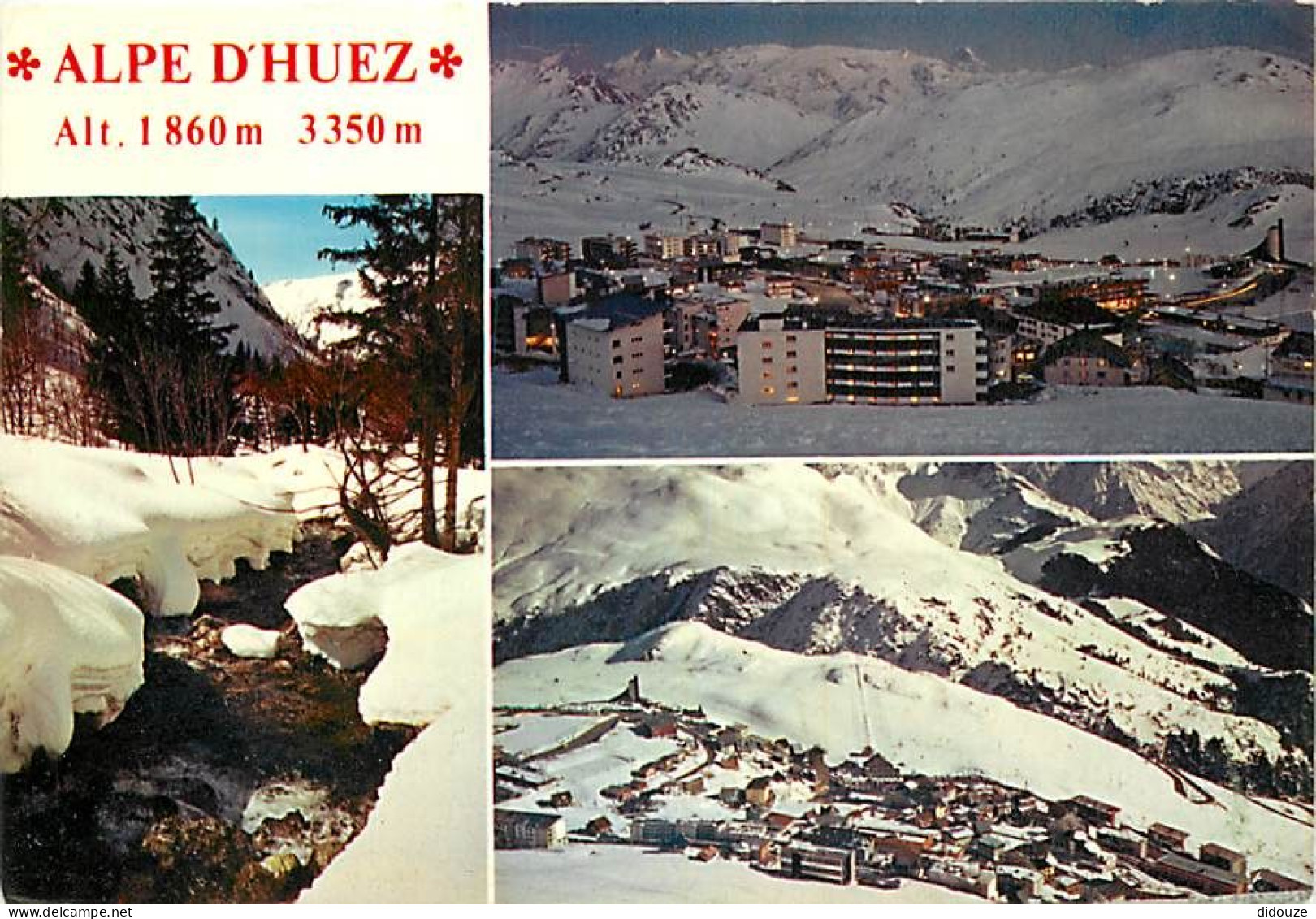 38 - Alpe D'Huez - Multivues - Hiver - Neige - CPM - Voir Scans Recto-Verso - Andere & Zonder Classificatie