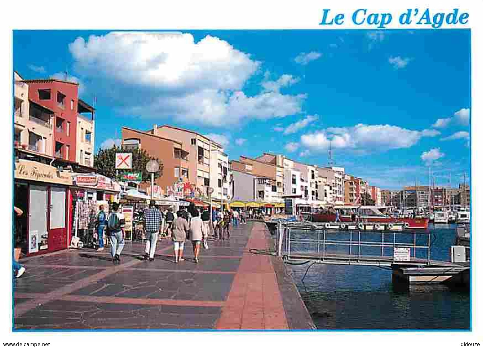 34 - Le Cap D'Agde - Le Port - Bateaux - PMU - Flamme Postale De Agde - CPM - Voir Scans Recto-Verso - Agde