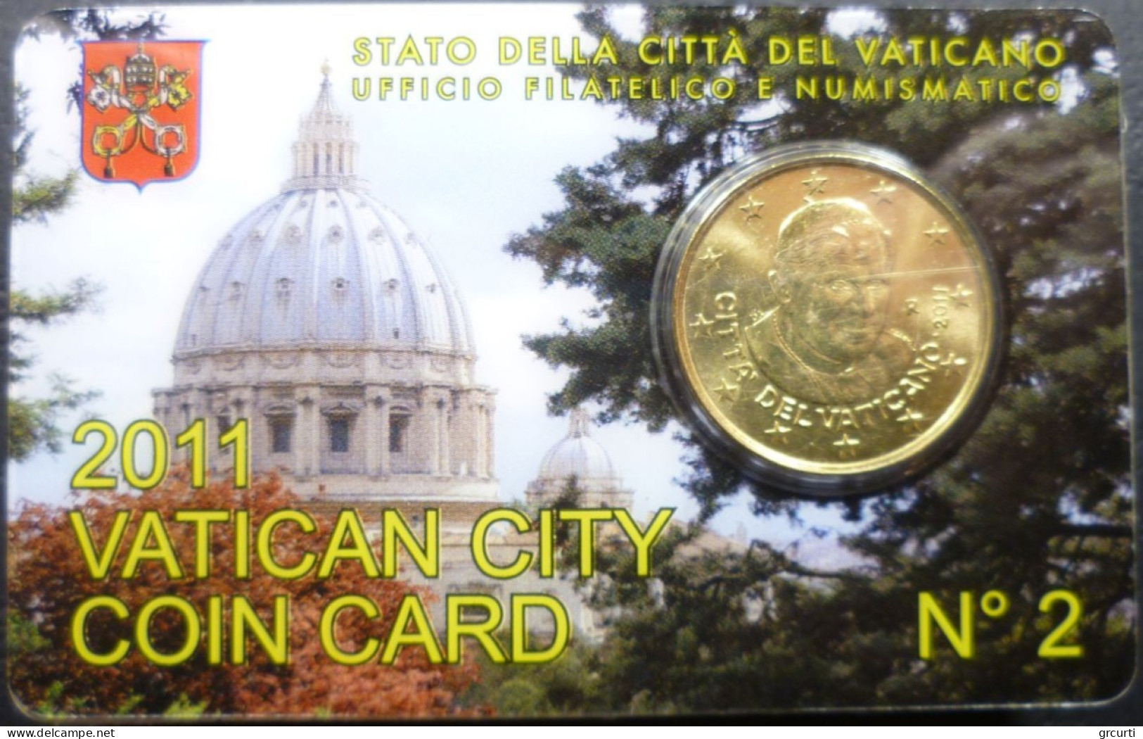 Vaticano - 50 Centesimi 2011 - Coincard N. 2 - KM# 387 - Vaticaanstad