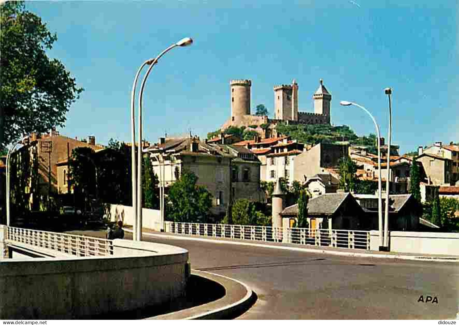 09 - Foix - Le Château Et Le Nouveau Pont Sur L'Ariège  - CPM - Voir Scans Recto-Verso - Foix