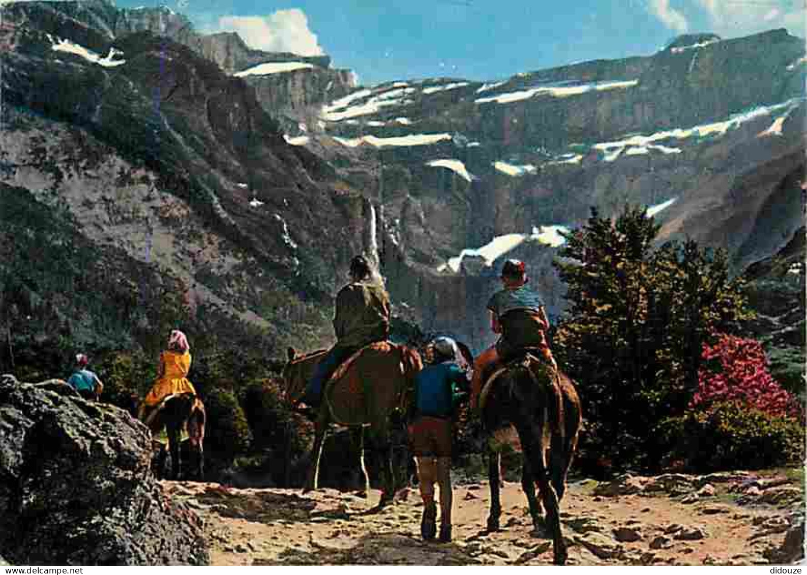 Animaux - Chevaux - Gavarnie - Départ Pour Le Cirque - Flamme Postale - CPM - Voir Scans Recto-Verso - Paarden