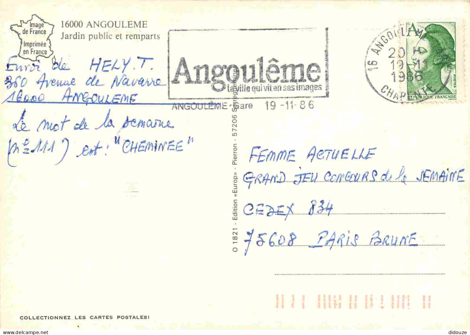 16 - Angouleme - Jardin Public Et Remparts - CPM - Voir Scans Recto-Verso - Angouleme