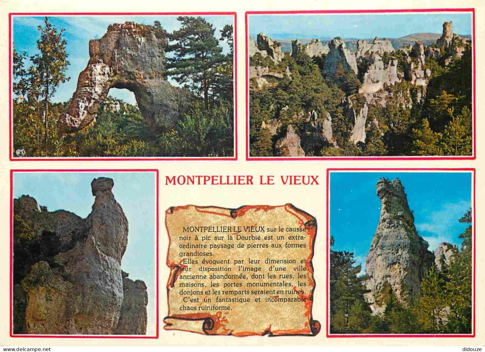 12 - Montpellier Le Vieux - Chaos Dolomitique - Multivues - CPM - Voir Scans Recto-Verso - Autres & Non Classés