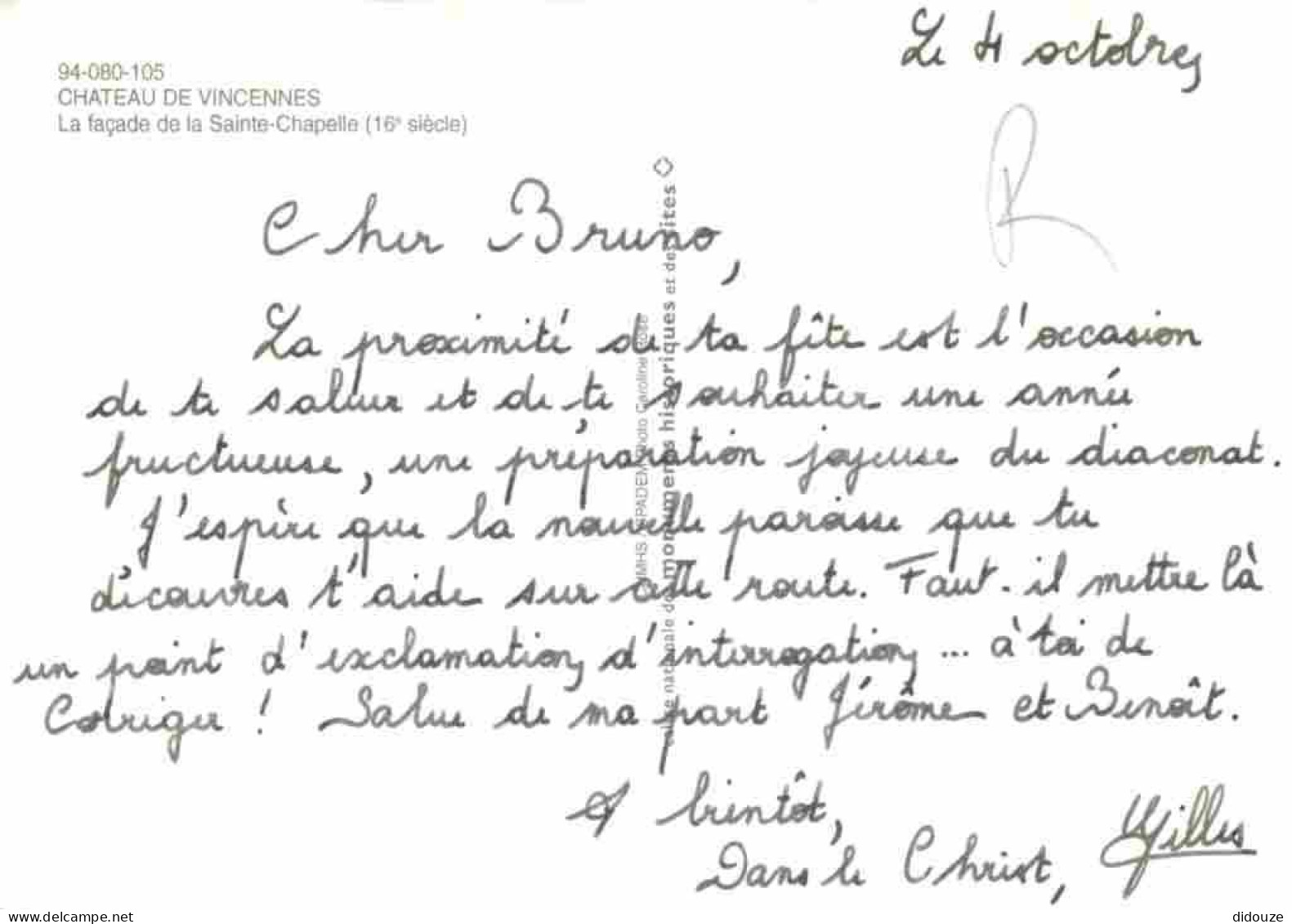 94 - Vincennes - Le Château - La Sainte Chapelle - CPM - Voir Scans Recto-Verso - Vincennes