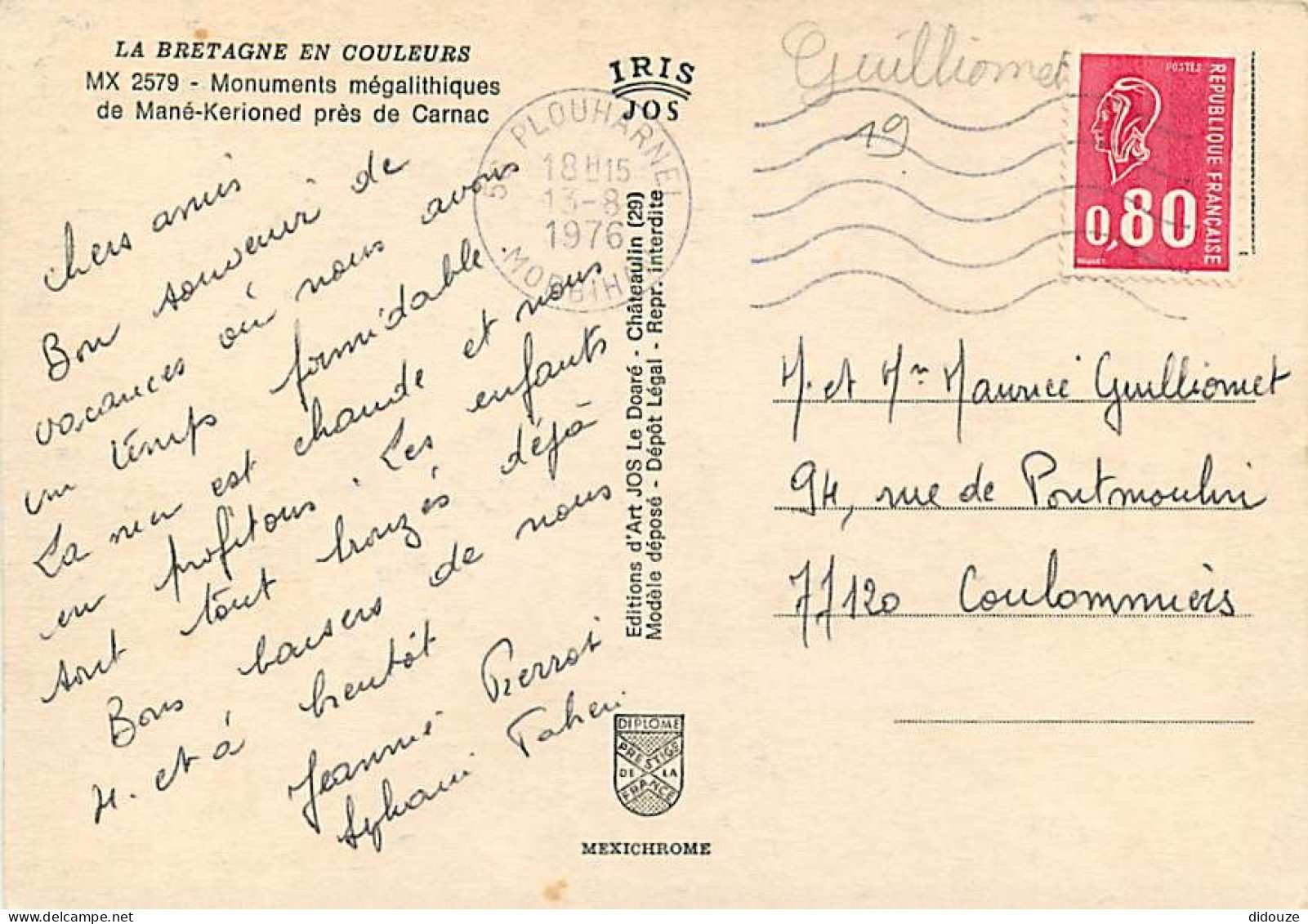 56 - Morbihan - Monuments Mégalithiques De Mané-Kerioned Près De Carnac - CPM - Voir Scans Recto-Verso - Sonstige & Ohne Zuordnung