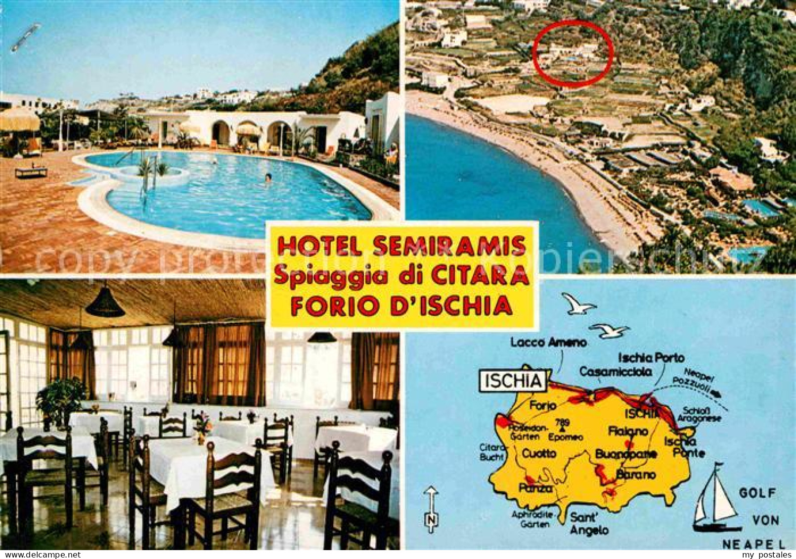 72781732 Forio D Ischia Hotel Semiramis Spiaggia Di Citara Ristorante Piscina Fi - Other & Unclassified