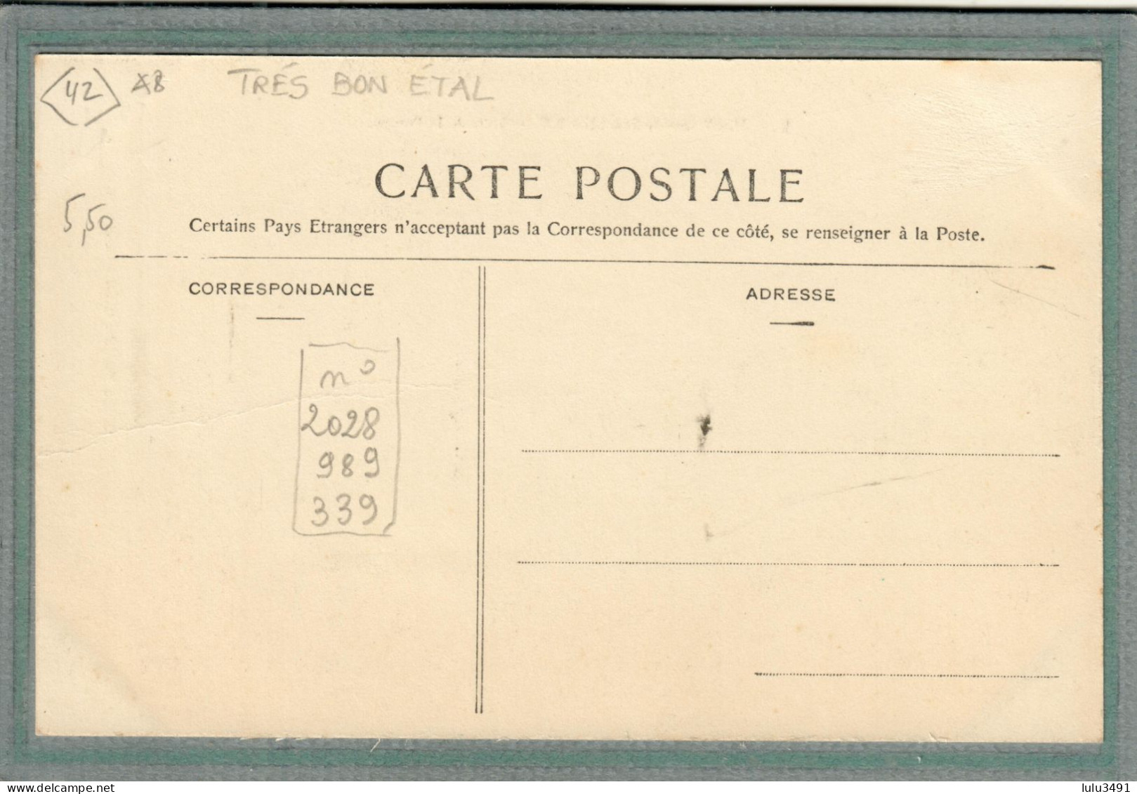 CPA (42) SAINT-ETIENNE - Mots Clés: Charbon, Charbonnage, Chevalement, Houille, Mine, Puits De La Pompe - 1910 - Saint Etienne