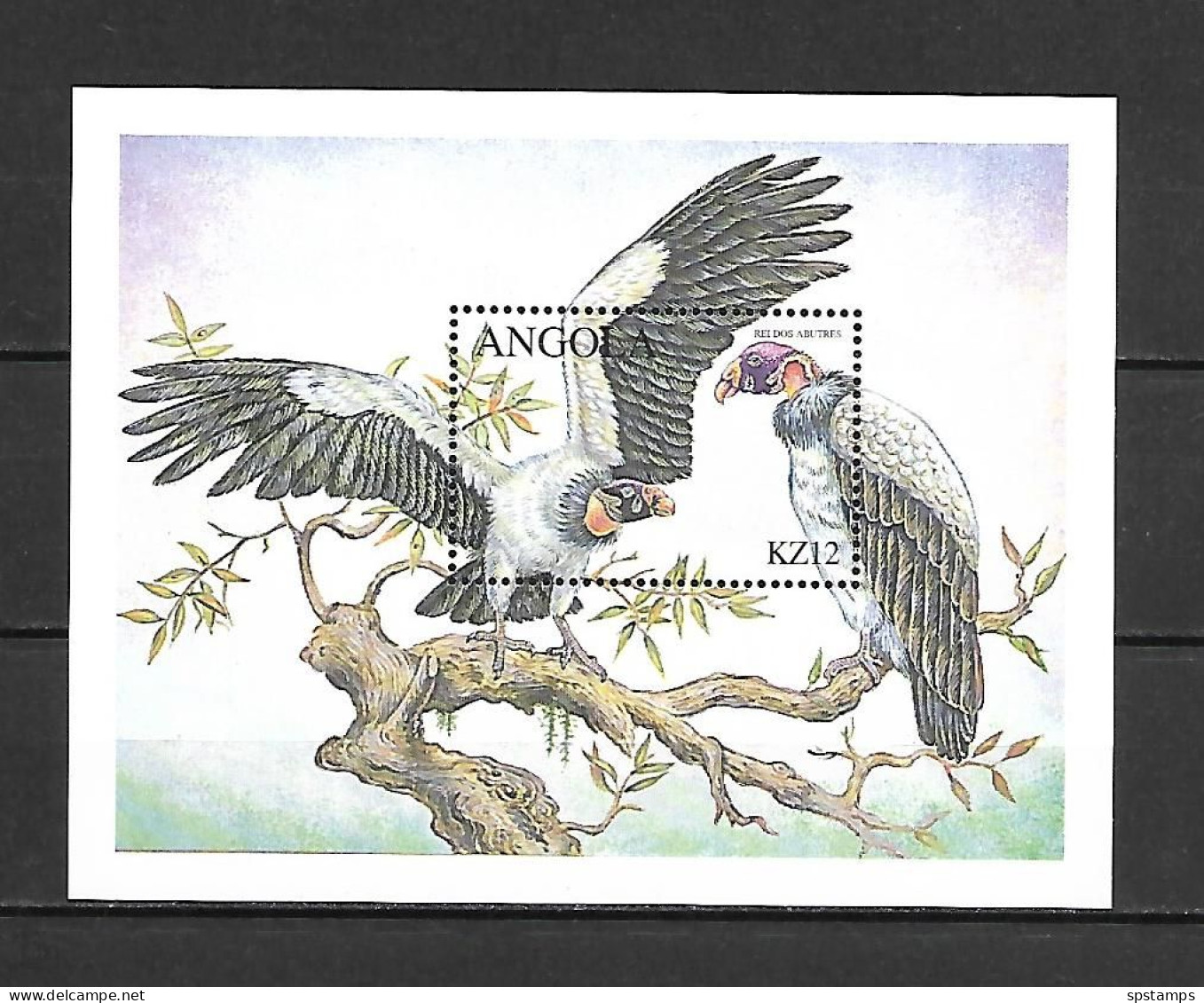 Angola 2000 Birds Of Prey MS #4 MNH - Angola