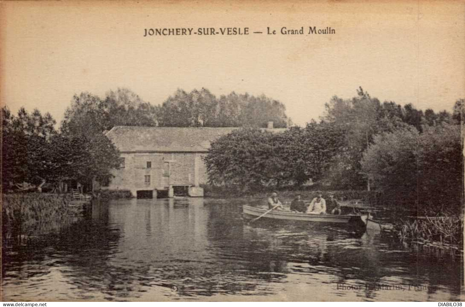 JONCHERY-SUR-VESLE  ( MARNE )    LE GRAND MOULIN - Jonchery-sur-Vesle