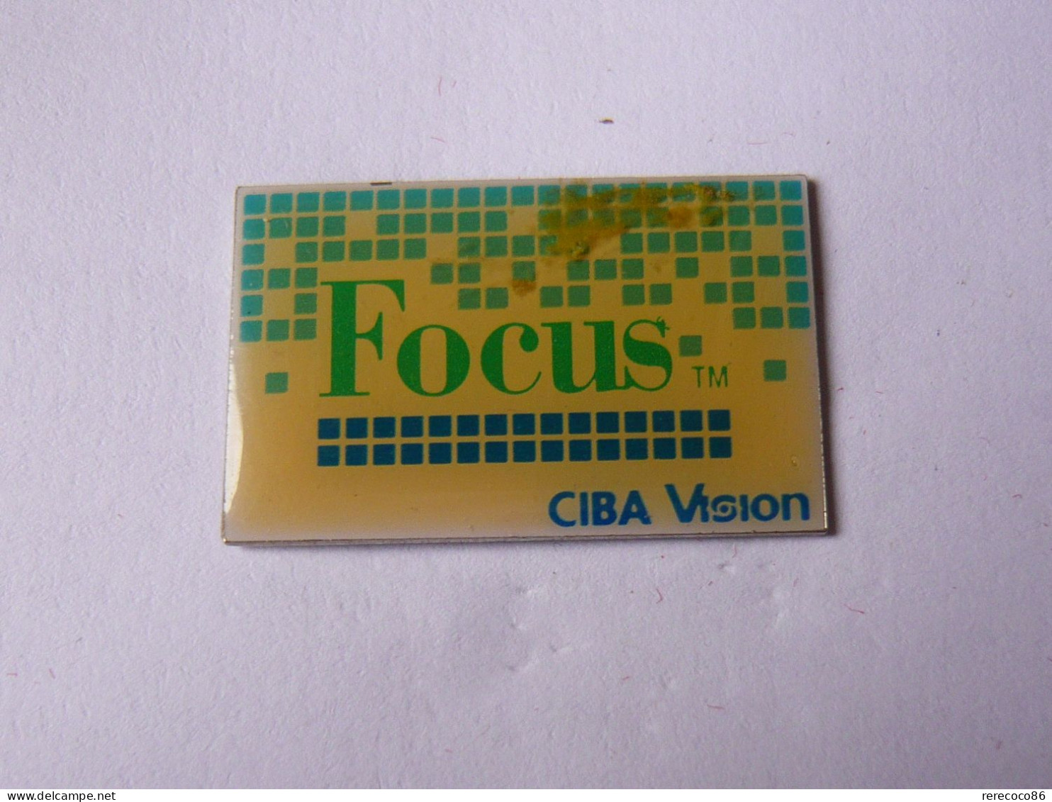 Pin S FOCUS CIBA VISION LENTILLES DE CONTACT A ATLANTA - Trademarks