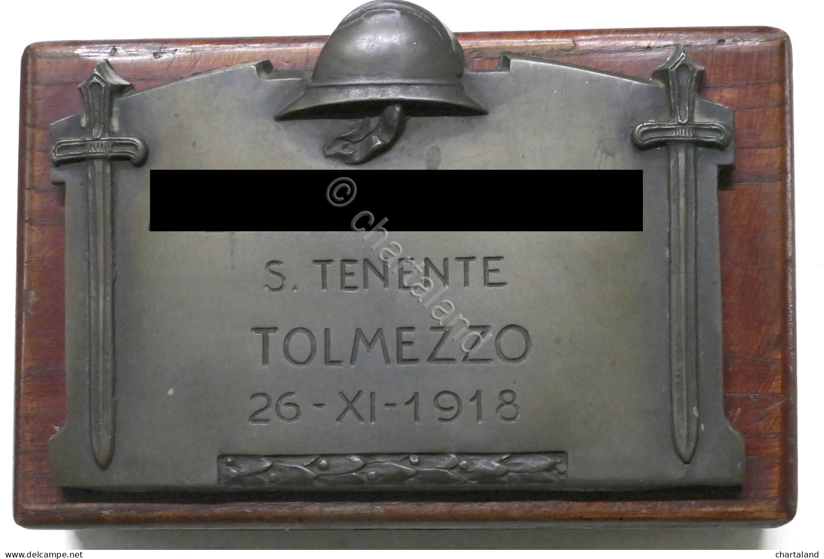 WWI Scatola Ricordo Sottotenente 8° Rgt. Alpini Batt. Val Fella - Tolmezzo 1918 - Autres & Non Classés