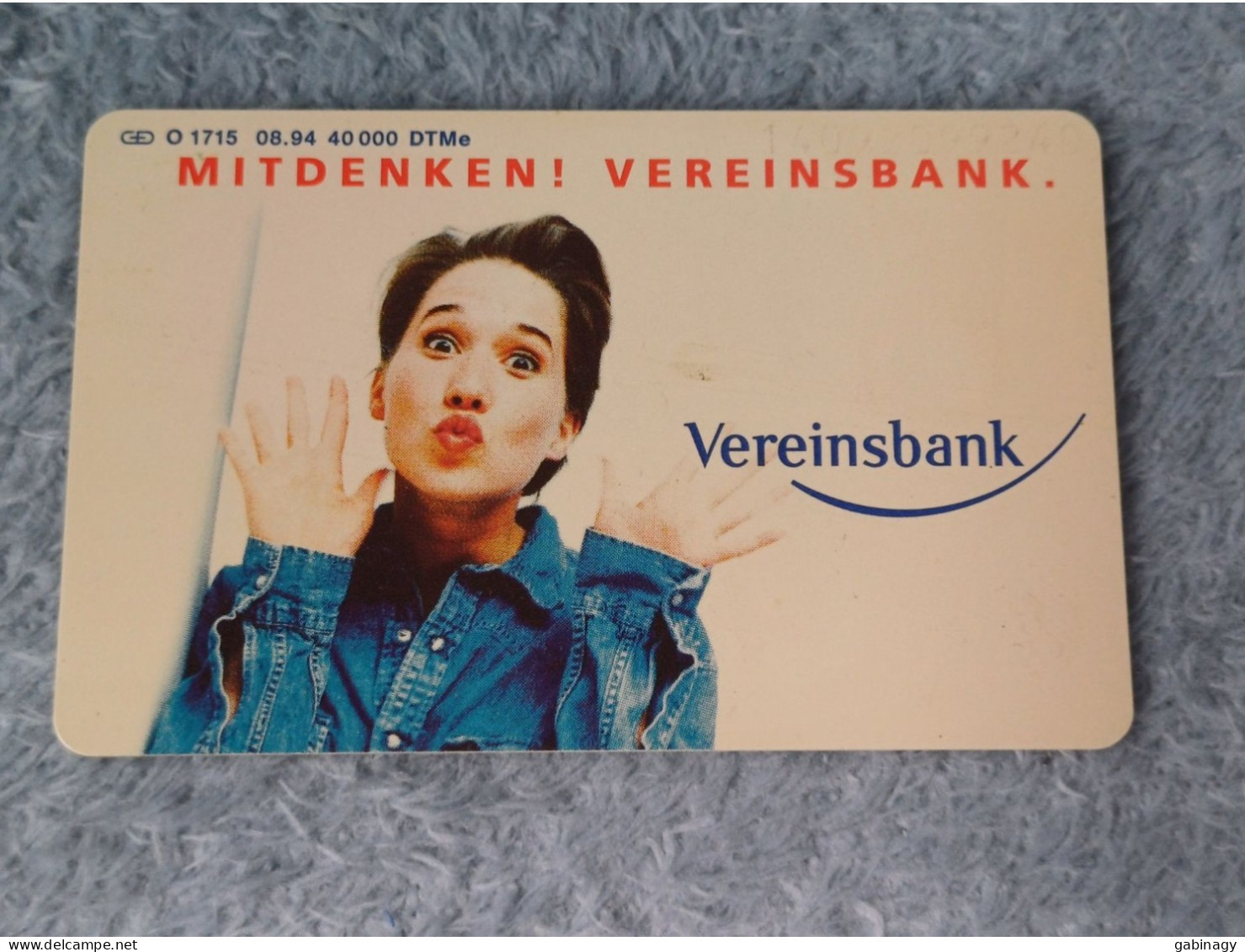 GERMANY-1192 - O 1715 - Vereinsbank 4 - Frau - WOMAN - 40.000ex. - O-Series : Séries Client