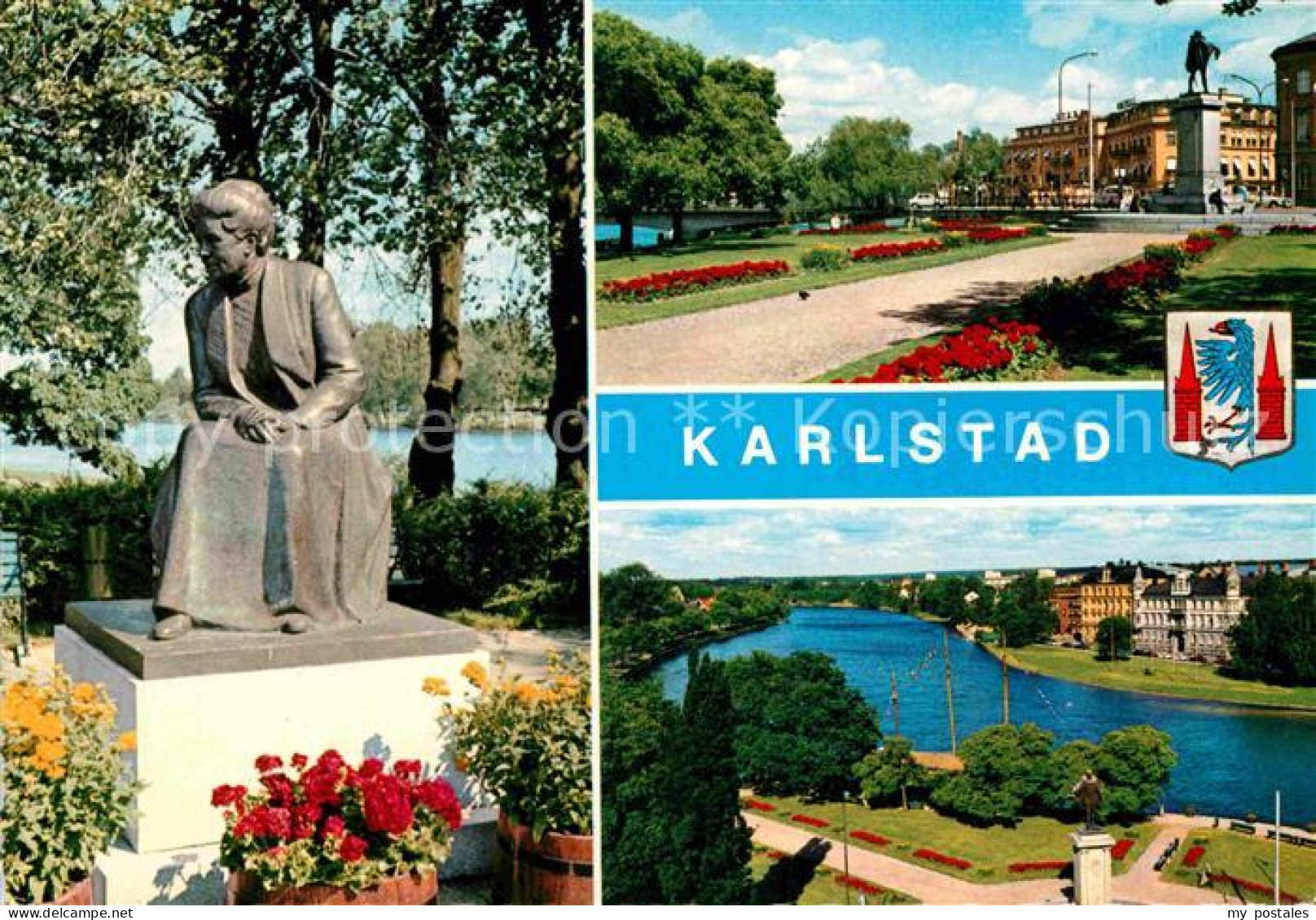 72781319 Karlstad Varmlands Lan Denkmal Schloss Panorama Karlstad Varmlands Lan - Schweden
