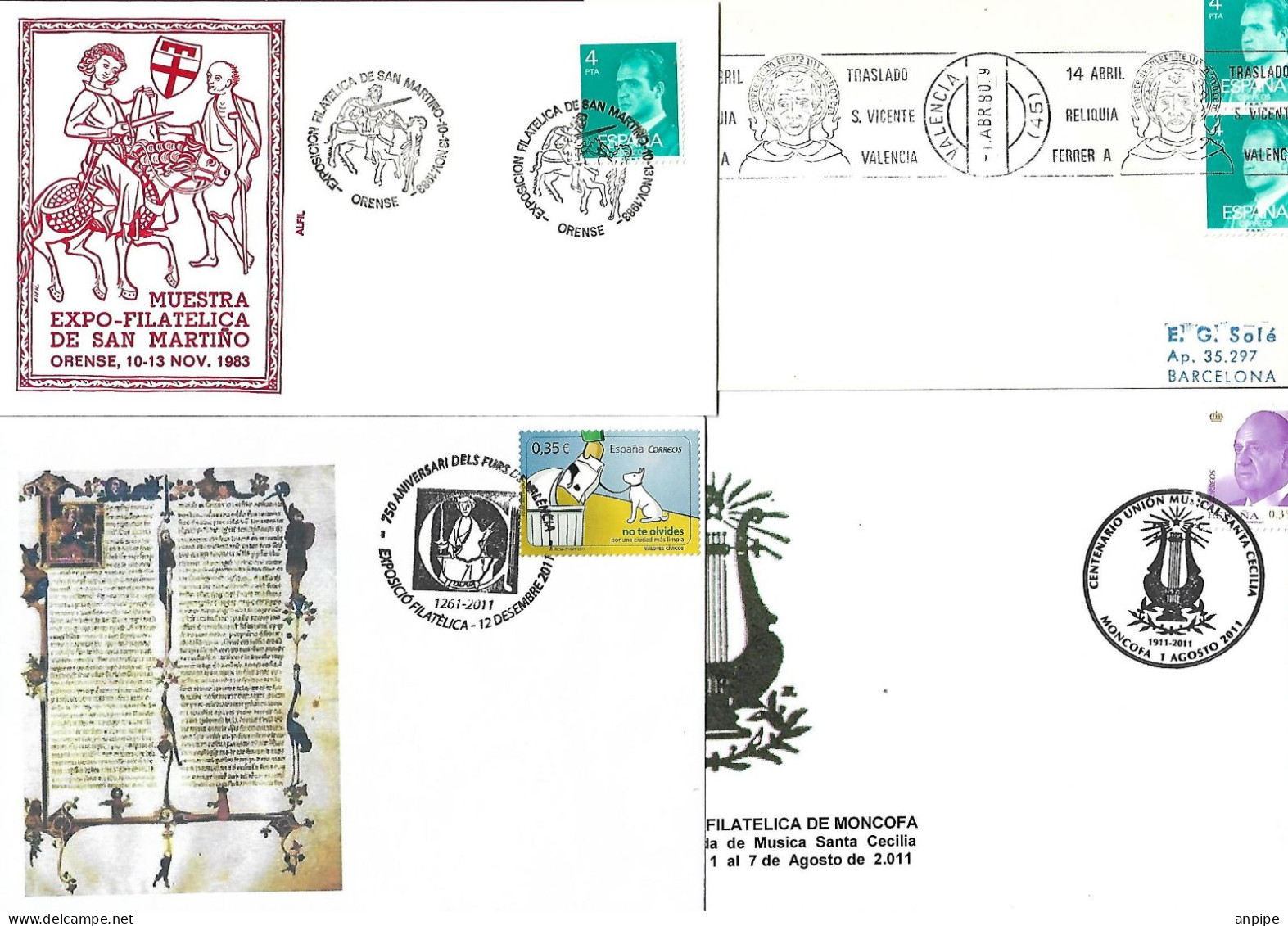 ESPAÑA. HISTORIA POSTAL - Lettres & Documents