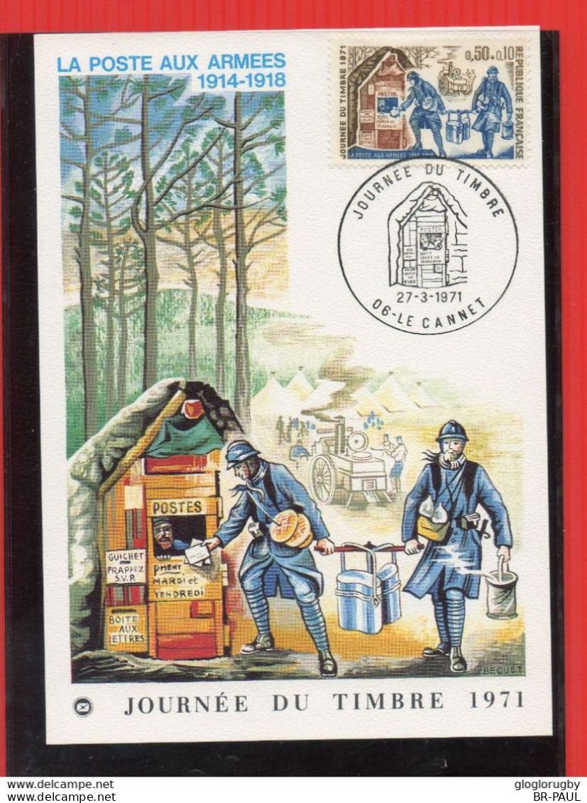 FRANCE / CP FDC 1971 - LE CANNET - Gebraucht