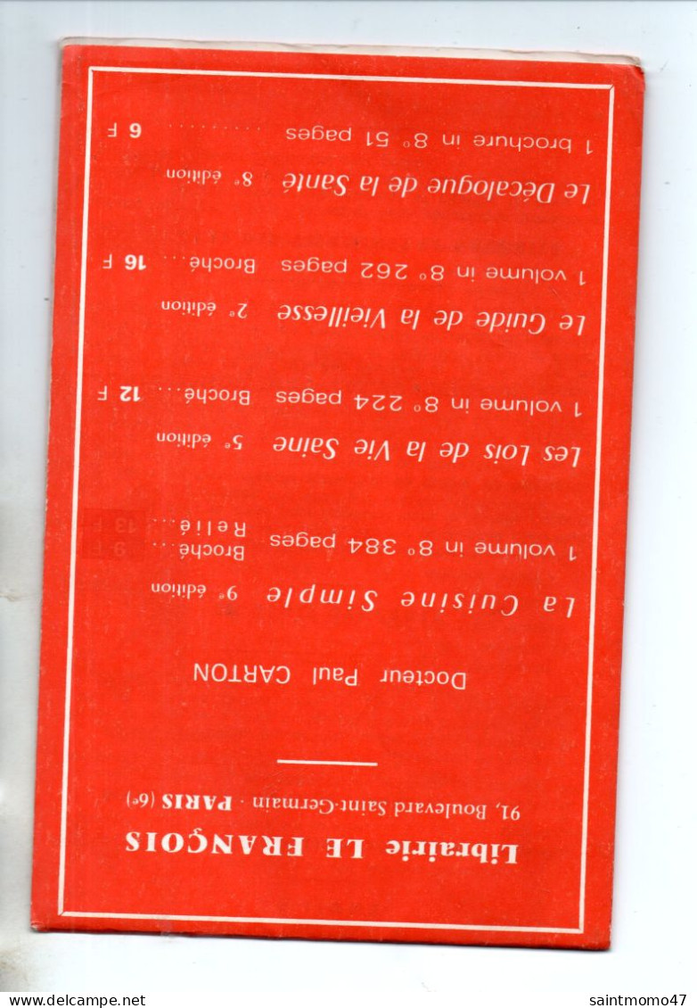 DÉPLIANT . " CARTE DES VITAMINES ET CALORIES " . A. ORAIN - Réf. N°378F - - Otros & Sin Clasificación