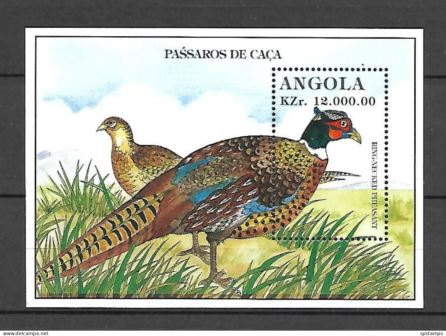 Angola 1996 Birds MS #1 MNH - Andere & Zonder Classificatie